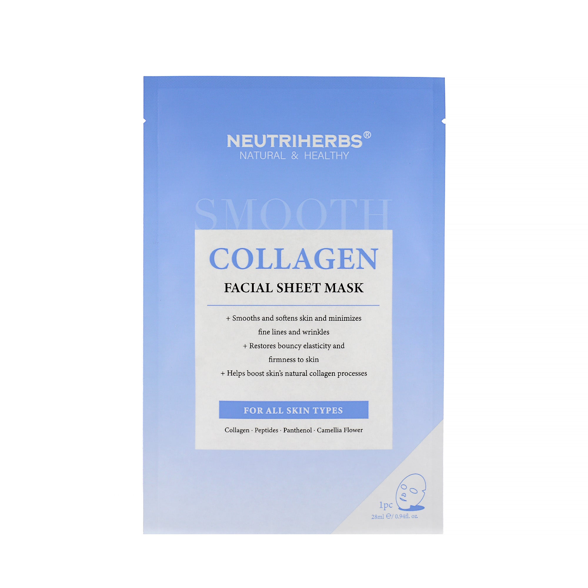 Collagen Smoothing facial Sheet Mask