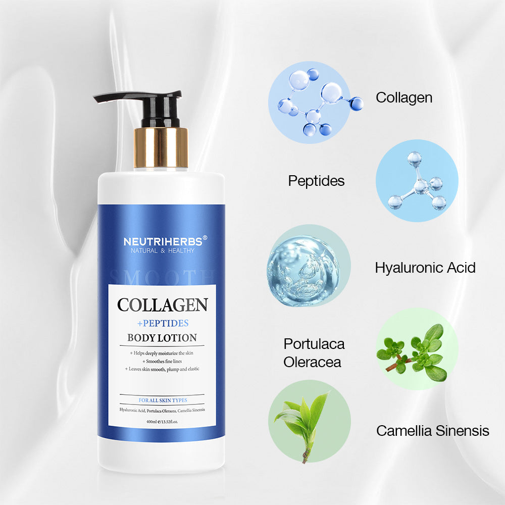 Neutriherbs Collagen Body Lotion (With Peptides) - 400ml