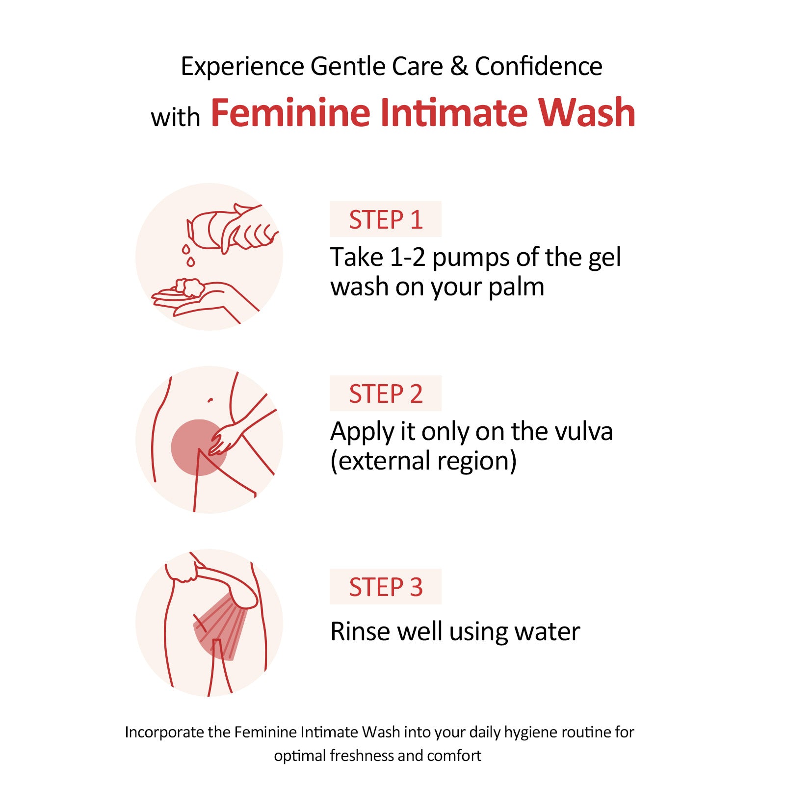 PH Balanced Daily Feminine Intimate Wash