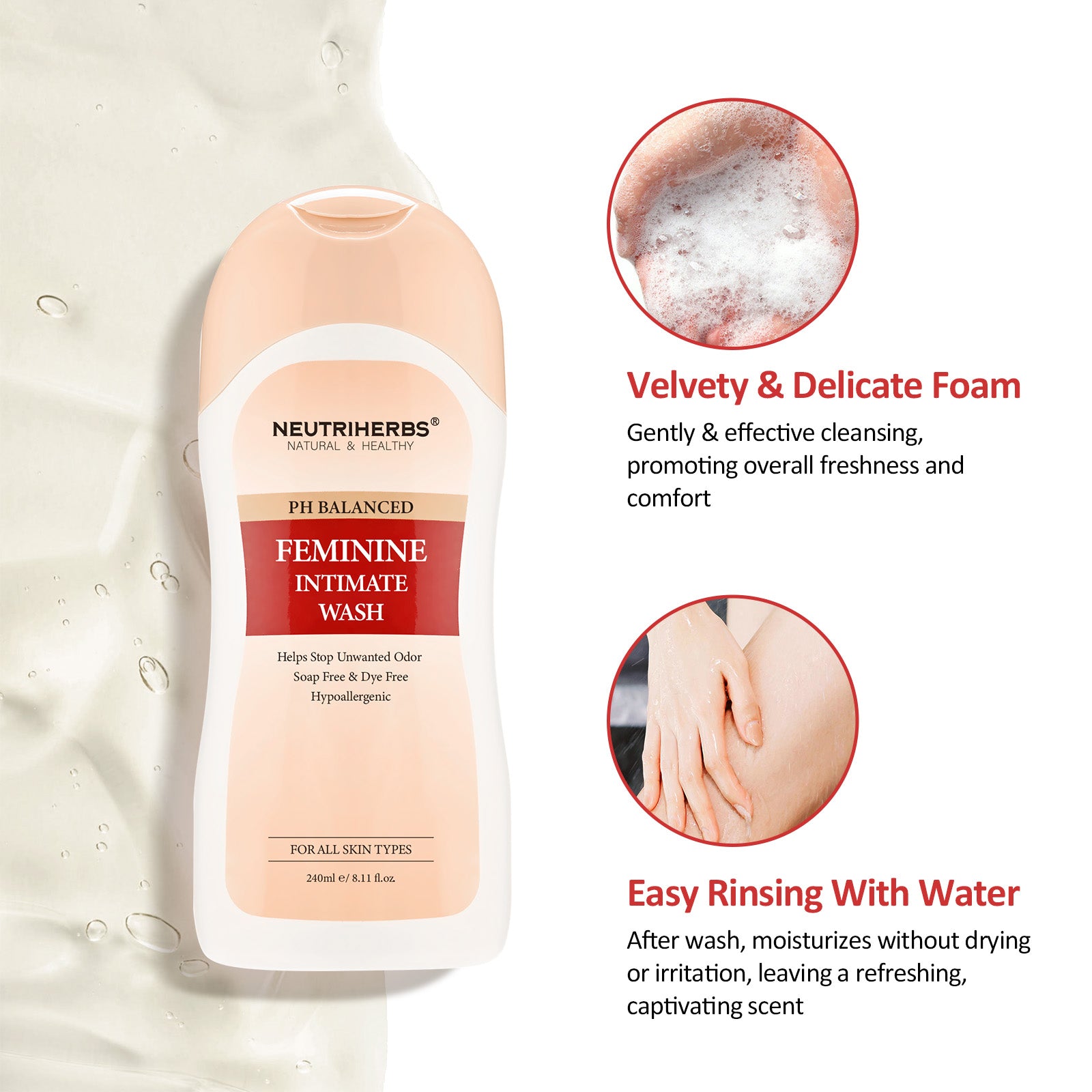 PH Balanced Daily Feminine Intimate Wash