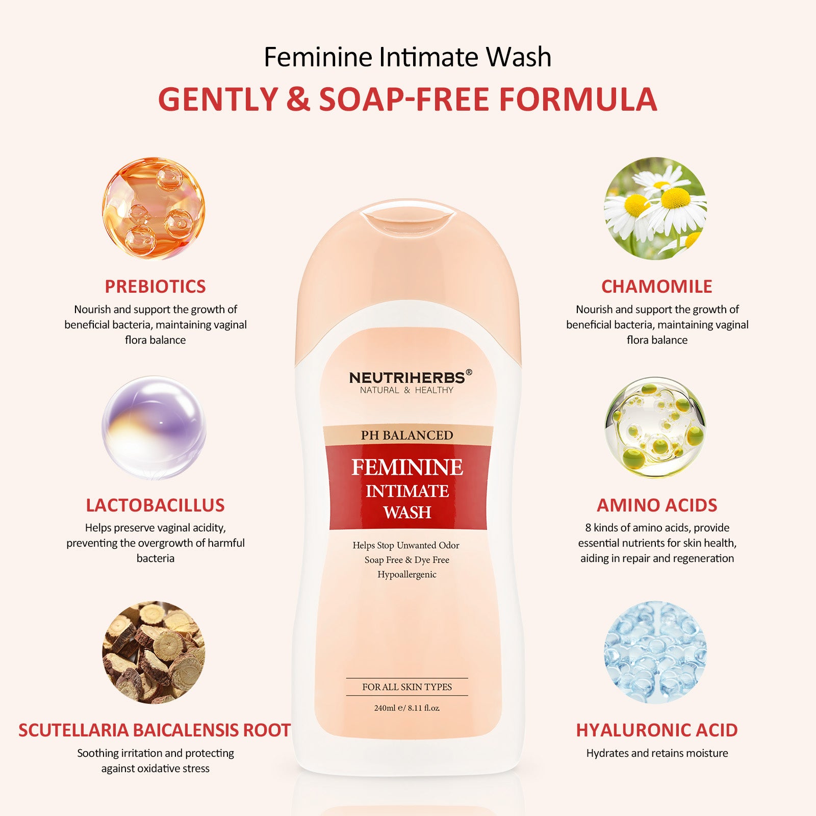 PH Balanced Daily Feminine Intimate Wash