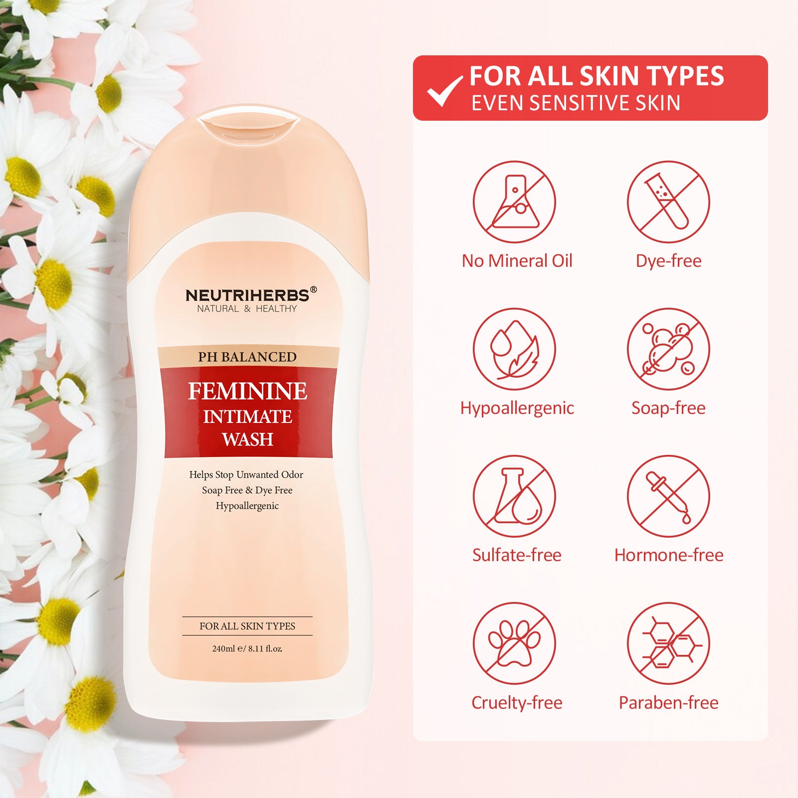 PH Balanced Daily Feminine Intimate Wash