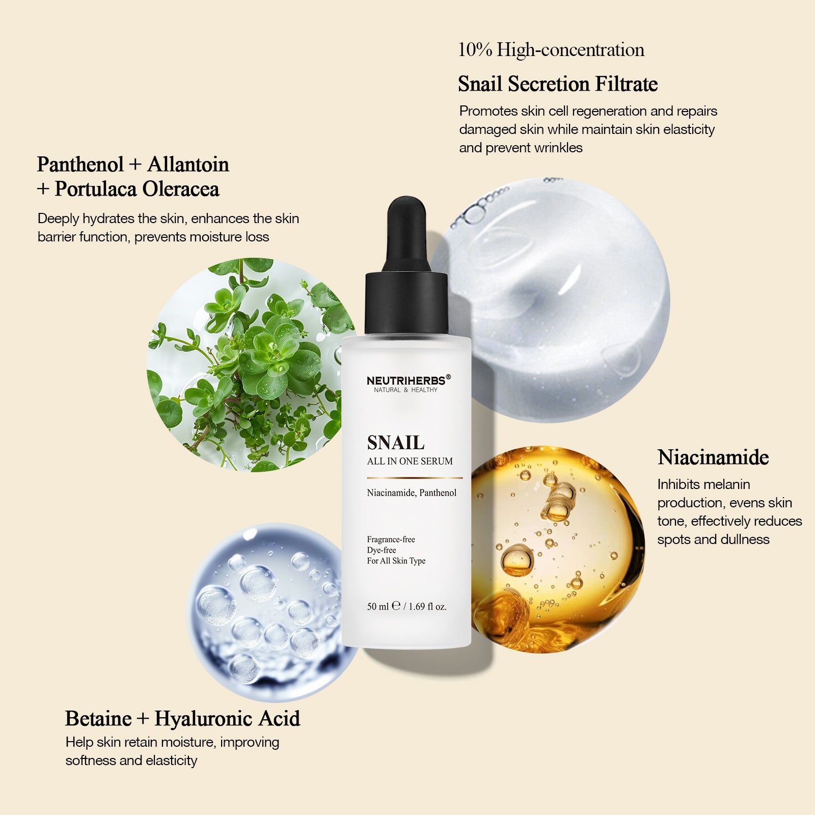 Snail All In One Serum - 50ml