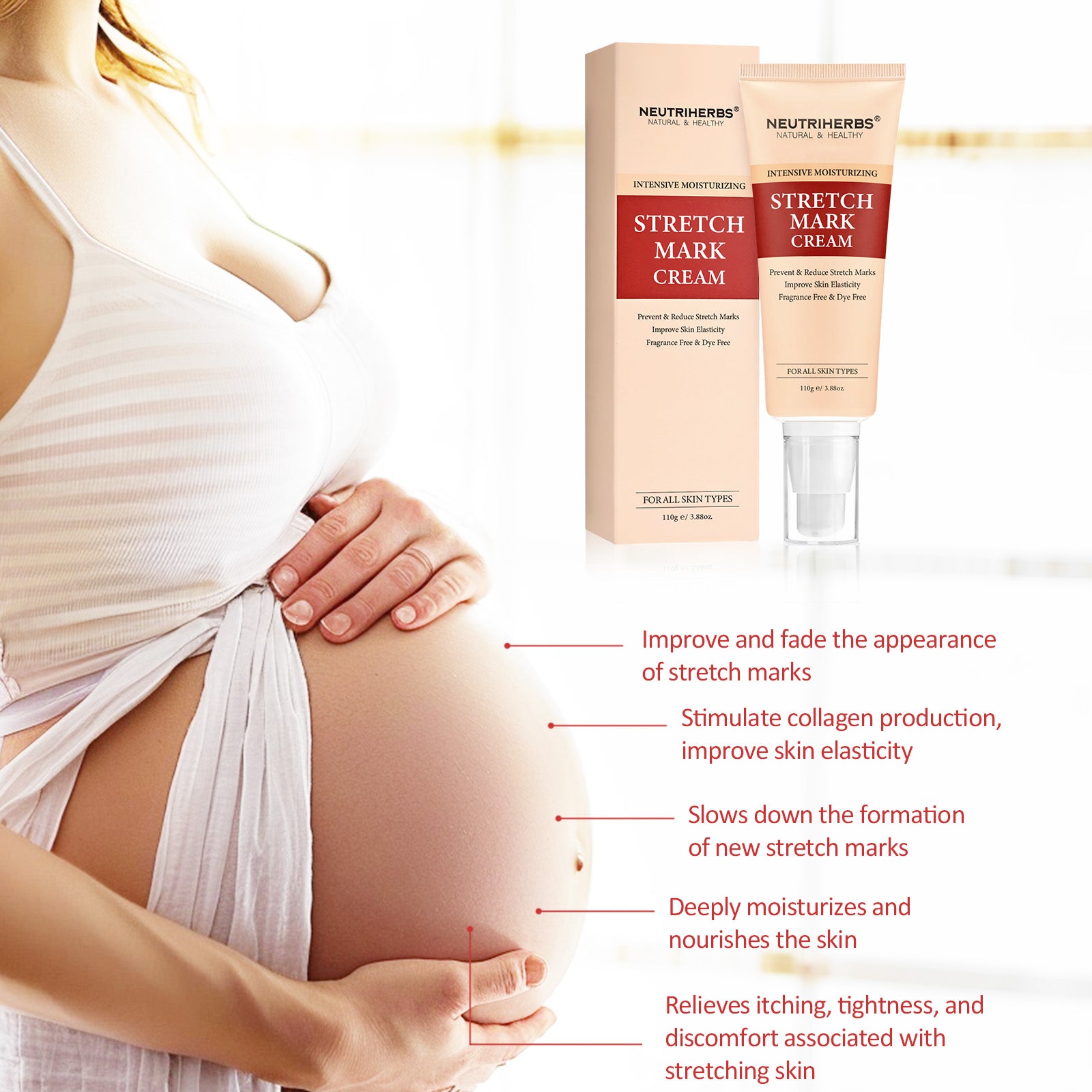 Intensive Stretch Mark Cream For  Smoother Resilient Skin