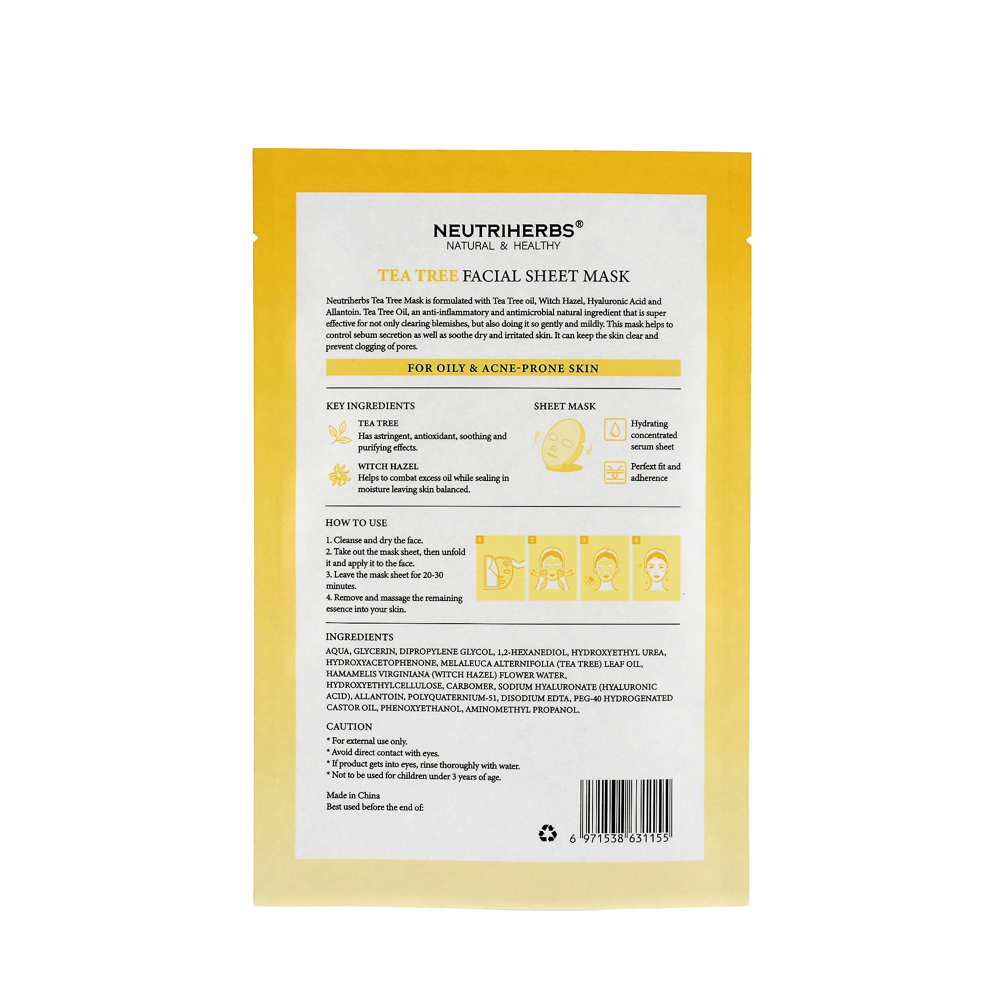 Tea Tree Purifying Facial Sheet Mask