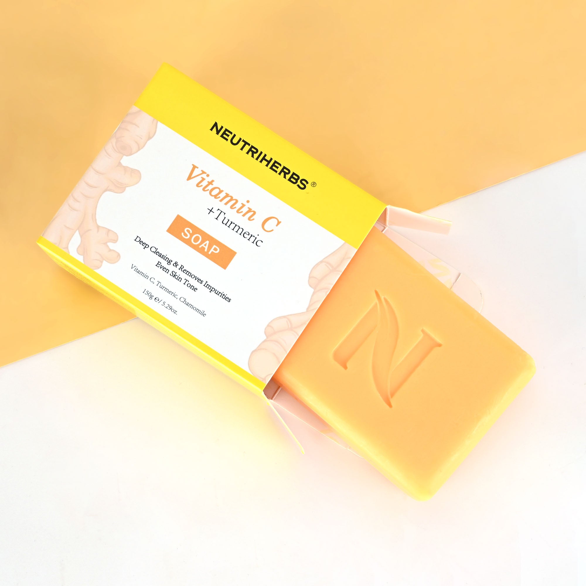 Vitamin C Turmeric Bathing Bar Soap - 150g