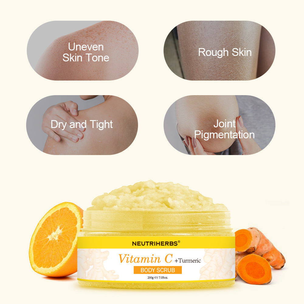 Vitamin C Turmeric Exfoliating Glow Body Scrub - 200g