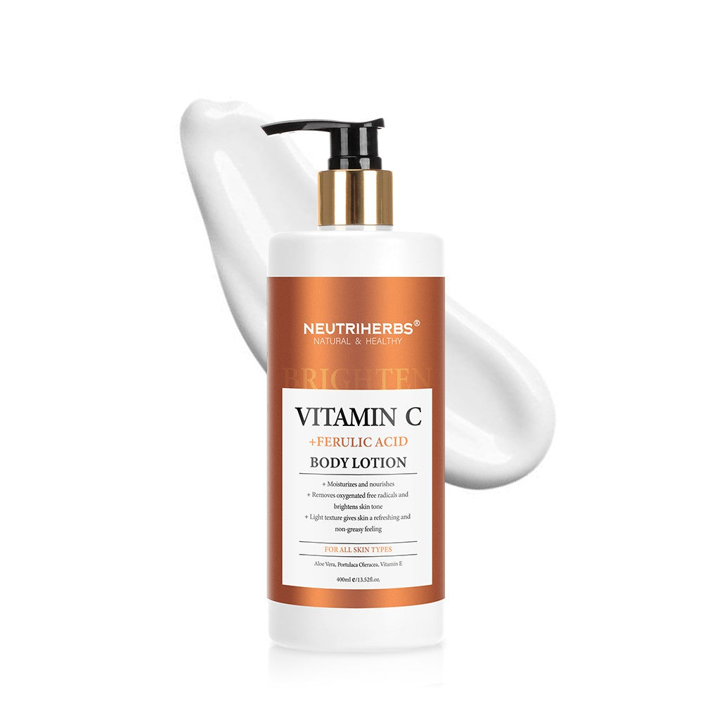 Vitamin C Brightening & Glow Body Lotion (With Ferulic Acid) - 400ml