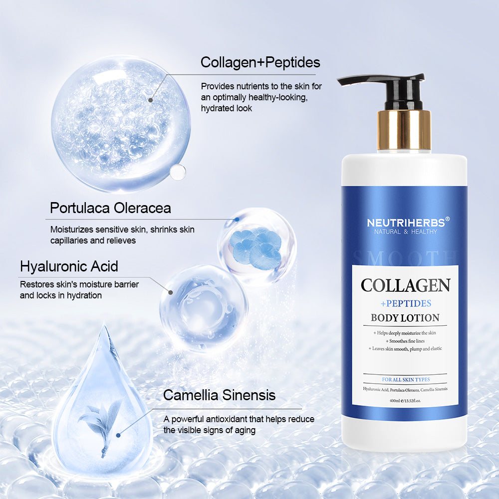 Neutriherbs Collagen Body Lotion (With Peptides) - 400ml