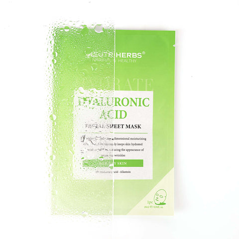 Hyaluronic Acid Hydrating Facial Sheet Mask -5pcs