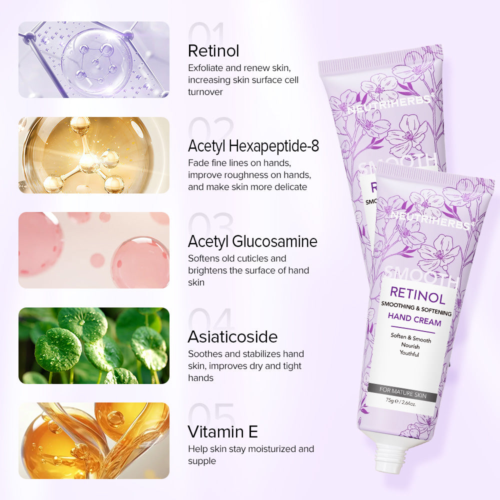 Retinol Smooth and Soften Hand Cream - 75g