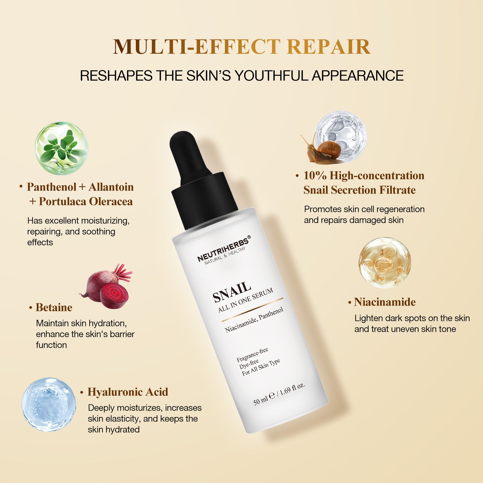 Snail All In One Serum - 50ml