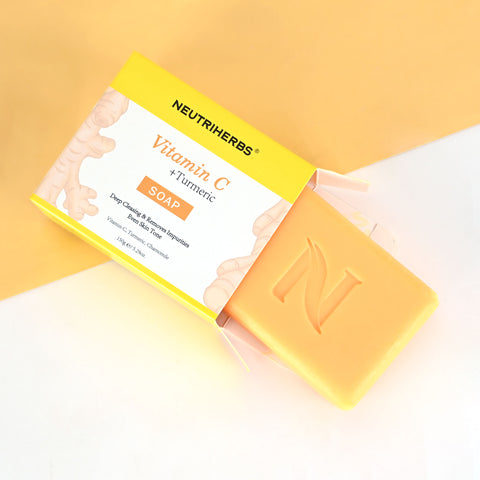 Vitamin C Turmeric Bathing Bar Soap For Even Skin Tone - 150g