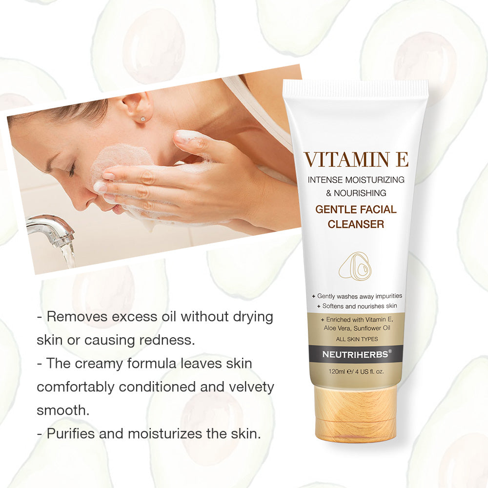 Vitamin E Gentle Facial Cleanser - 120ml