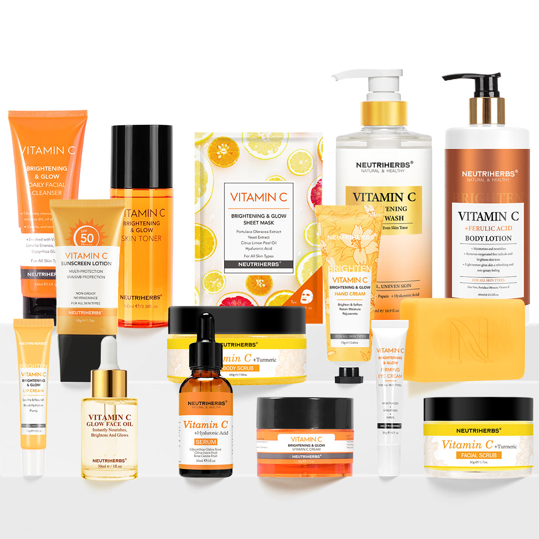 Vitamin C Glow Boost Complete Face &amp; Body Care  Kit