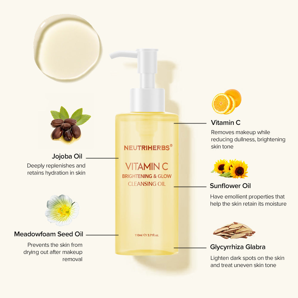 Vitamin C Brighten &amp; Glow Cleansing Oil - 115ml