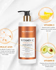 Vitamin C Brightening & Glow Body Lotion (With Ferulic Acid) - 400ml