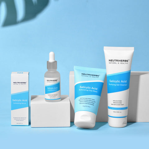 Salicylic Acid Kit For Oily Acne Prone Skin